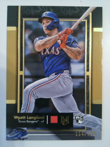 2024 Topps Museum Collection Gold 114/199 Wyatt Langford #88 RC