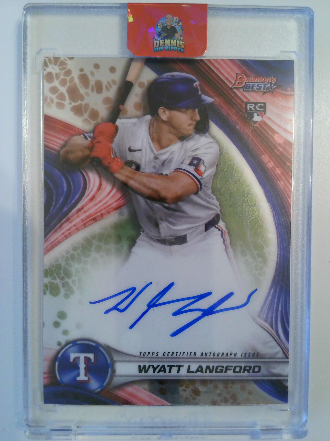 2024 Topps Bowmans Best Rookie Autograph Wyatt Langford #B24-WL RC