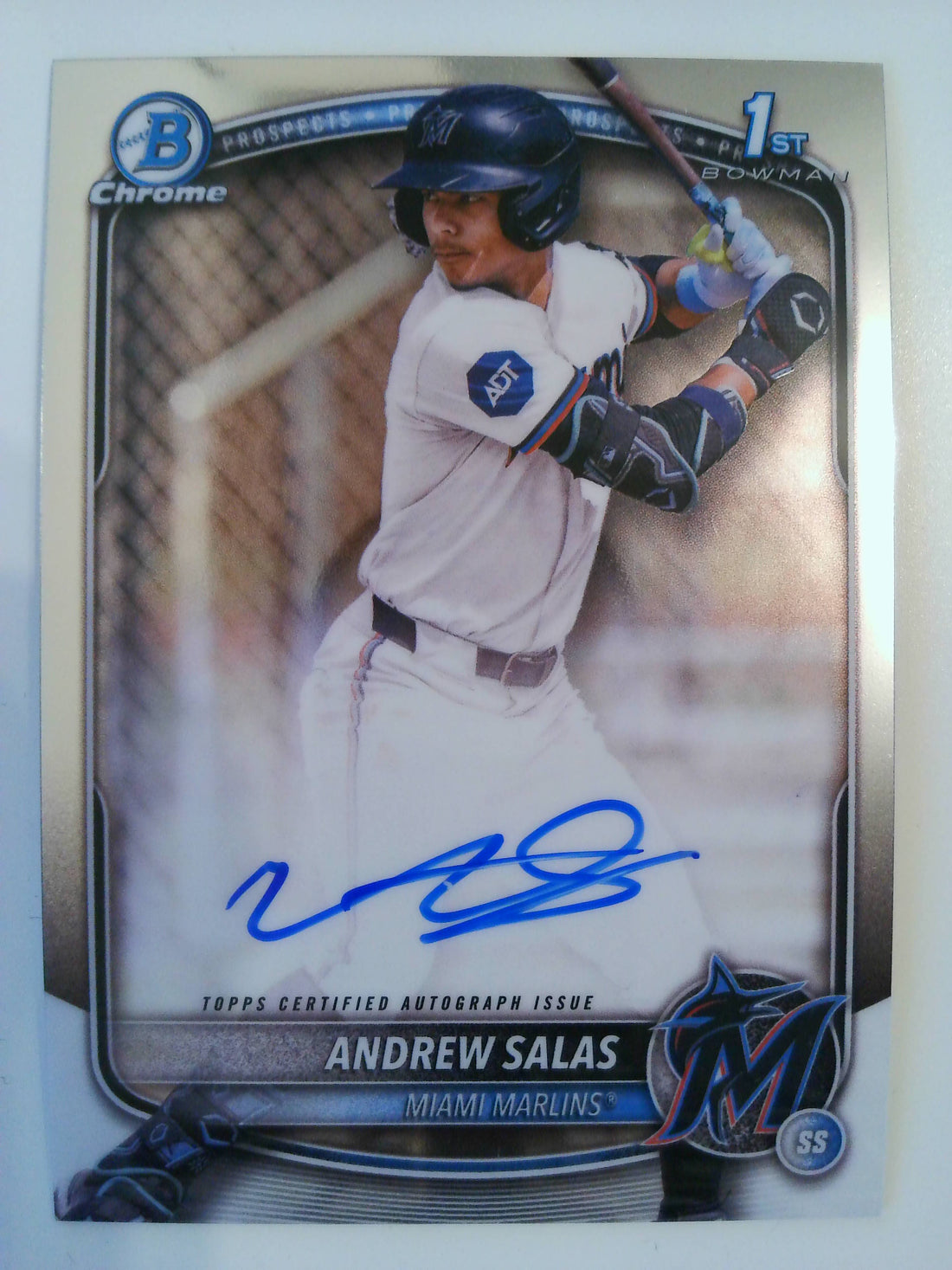 2025 Bowman Chrome Porspect Autograph Andrew Salas #CPA-AS