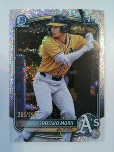 2025 Bowman Chrome Prospects Speckle Refractor 283/299 Shotaro Morii #BCP-170