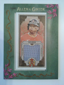 2025 Topps Allen & Ginter Minie Framed Relic Rafael Devers #MFR-RD
