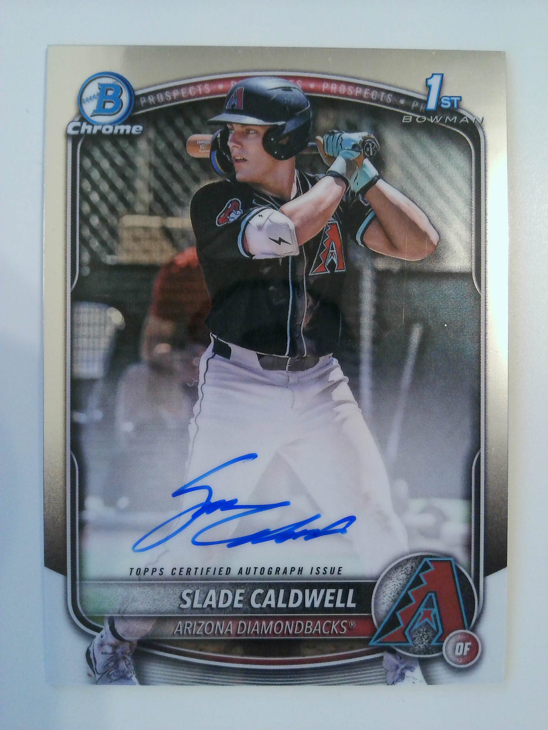 2025 Bowman Chrome Prospects Autograph Slade Caldwell #CPA-SC