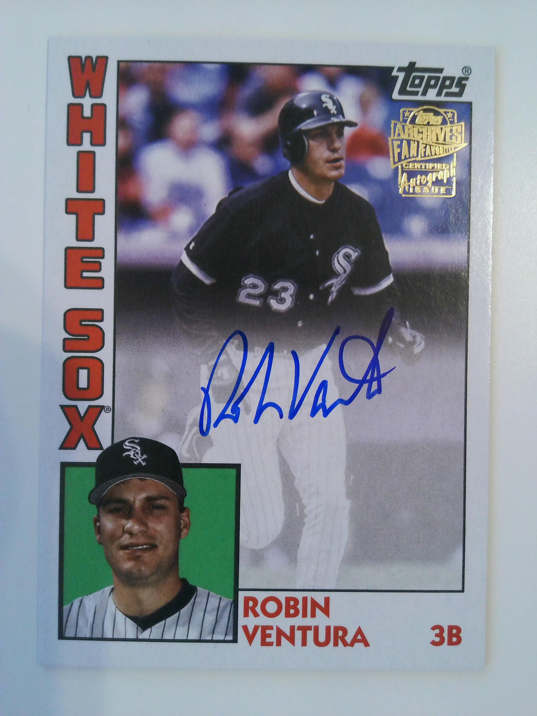 2025 Topps Archives 1984 Fan Favourites Autographs Robin Ventura #84FFA-RV