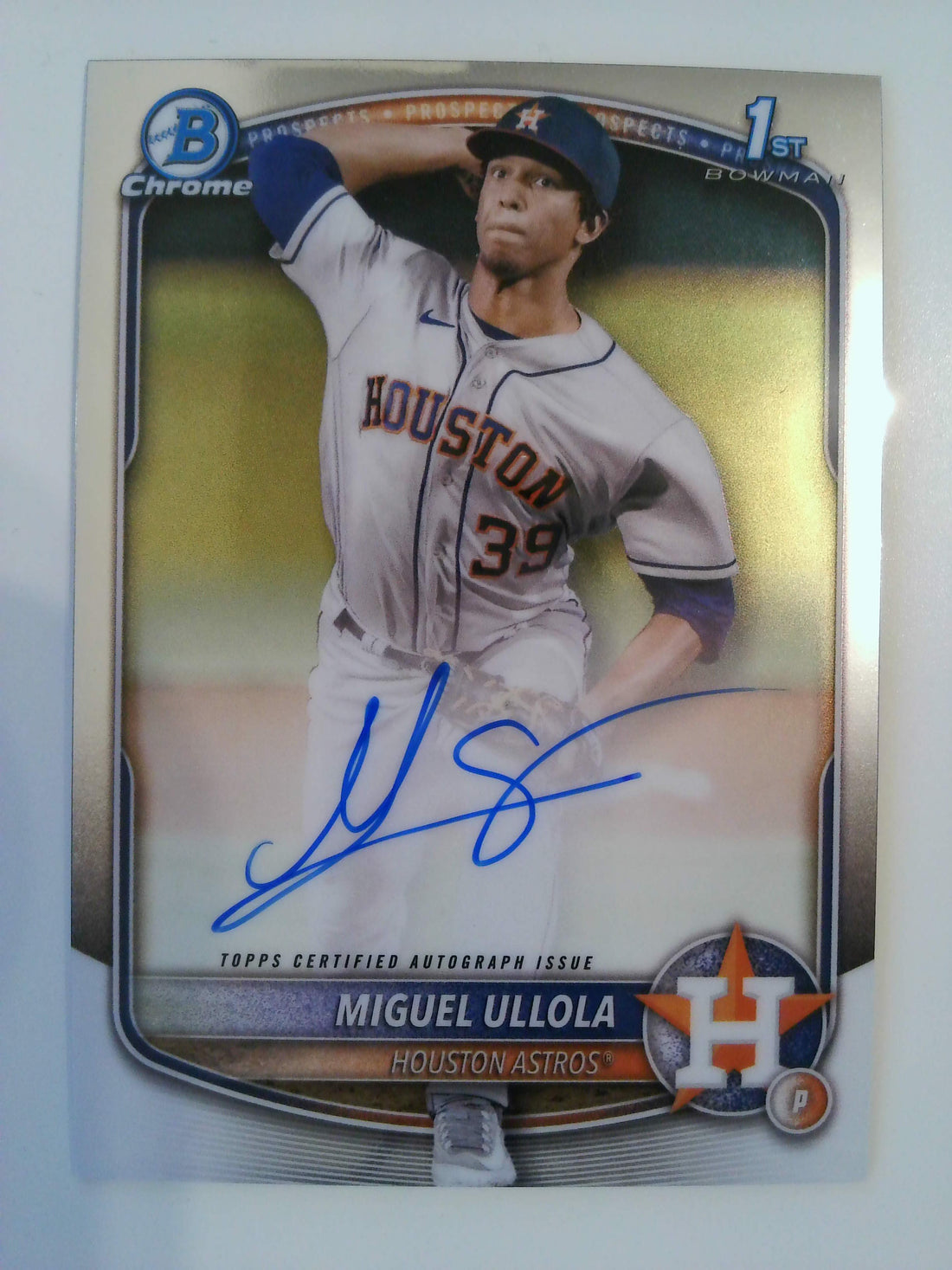2025 Bowman Chrome Prospects Autograph Miguel Ullola #CPA-MU
