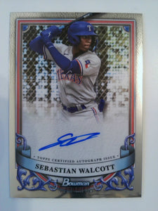 2024 Bowman Sterling Autograph Sebastian Walcott #PA-SW