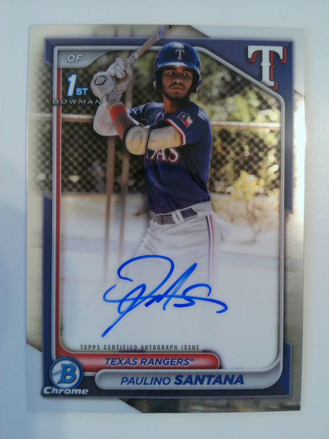 2024 Bowman Chrome Prospects Autograph Paulino Santana #CPA-PS