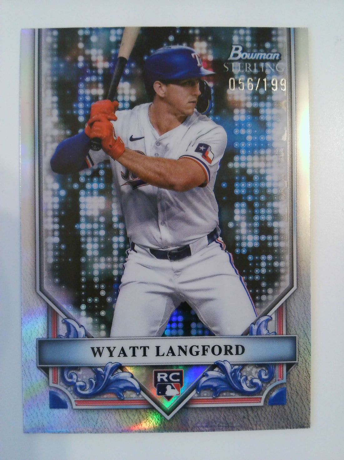 2024 Bowman Sterling Refractor 056/199 Wyatt Langford #BSR-3 RC