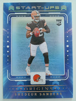 2025 Panini Origins Start-Ups Shedeur Sanders #15 RC