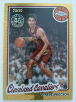 2025-2026 Topps Basketball 1980-81 Topps Chrome Gold Mojo 23/50 Tyrese Proctor #TC-TP RC