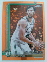 2025-26 Topps Chrome Basketball Orange Refractor 22/25 Luke Kornet #37