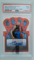 2021 Crown Royale Rookie Crown Au-Red 14/49 Franz Wagner #FWG PSA 9