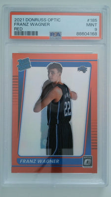 2021 Donruss Optic Red 55/99 Franz Wagner #185 RC PSA 9
