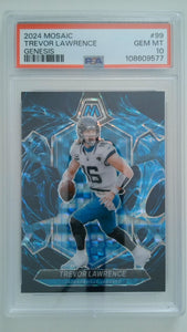 2024 Mosaic Genesis Trevor Lawrence #99 PSA 10