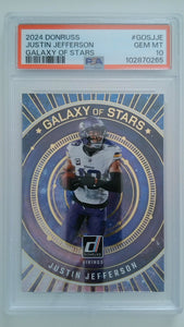 2024 Donruss Galaxy of Stars Justin Jefferson #GOSJJE PSA 10