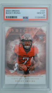 2024 Origins Bucky Irving #107 RC PSA 10