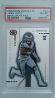 2020 Panini Chronicles Dynagon Rookies Jalen Hurts #D19 RC PSA 10