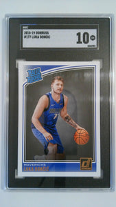 2018-19 Donruss Luka Doncic #177 RC SGC 10