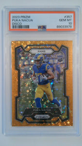 2023 Prizm Disco Puka Nacua #357 RC PSA 10