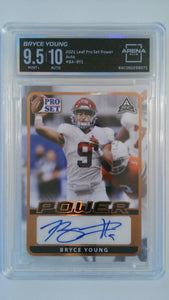 2021 Leaf Pro Set Power Autograph Bryce Young #BA-BY1 Arena Club 9.5/10
