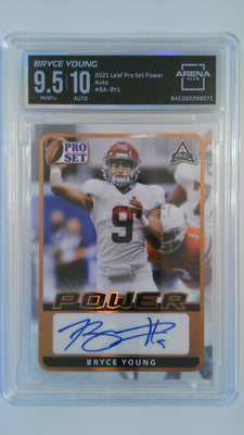 2021 Leaf Pro Set Power Autograph Bryce Young #BA-BY1 Arena Club 9.5/10