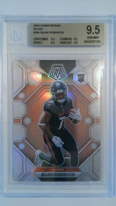 2023 Panini Mosaic Silver Bijan Robinson #284 RC BGS 9.5