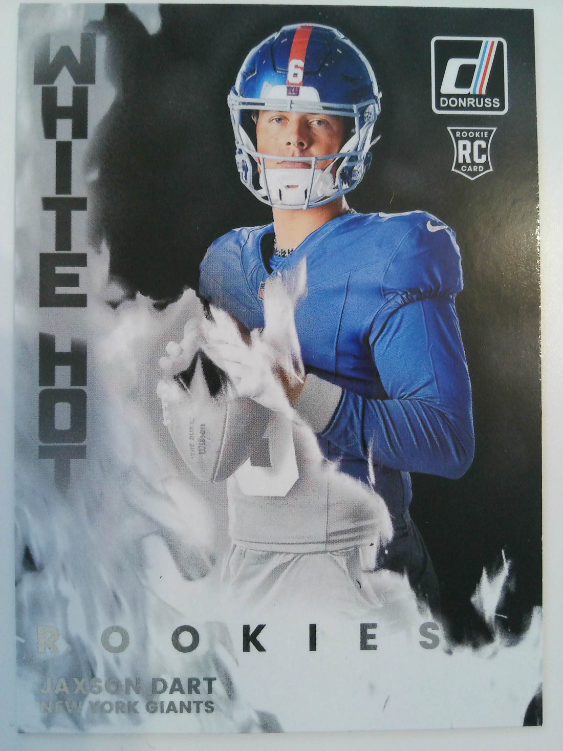 2025 Panini Donruss White Hot Rookies Jaxson Dart #WHR-JXD RC