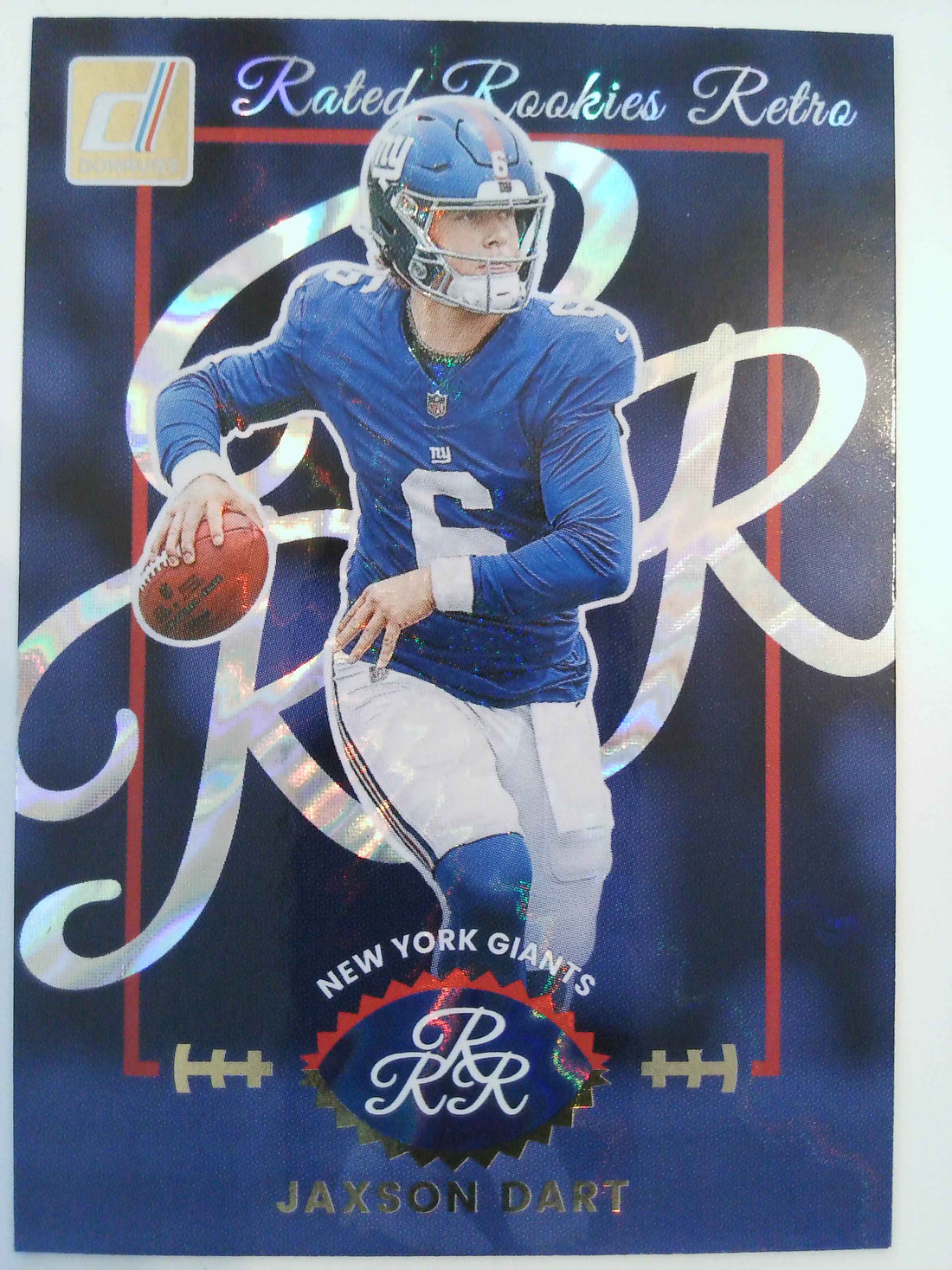 2025 Donruss Rated Rookies Retro Jaxson Dart #1 RC