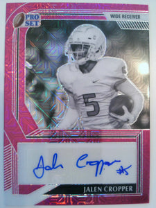 2022 Leaf Metal Pro Set Purple Autograph 6/10 Jalen Cropper #BW-JC1