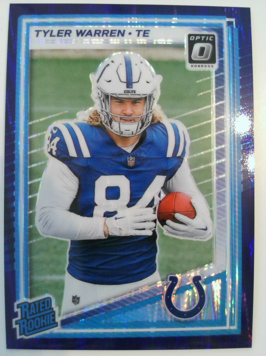 2025 Donruss Optic Purple Hyper Tyler Warren #234 RC