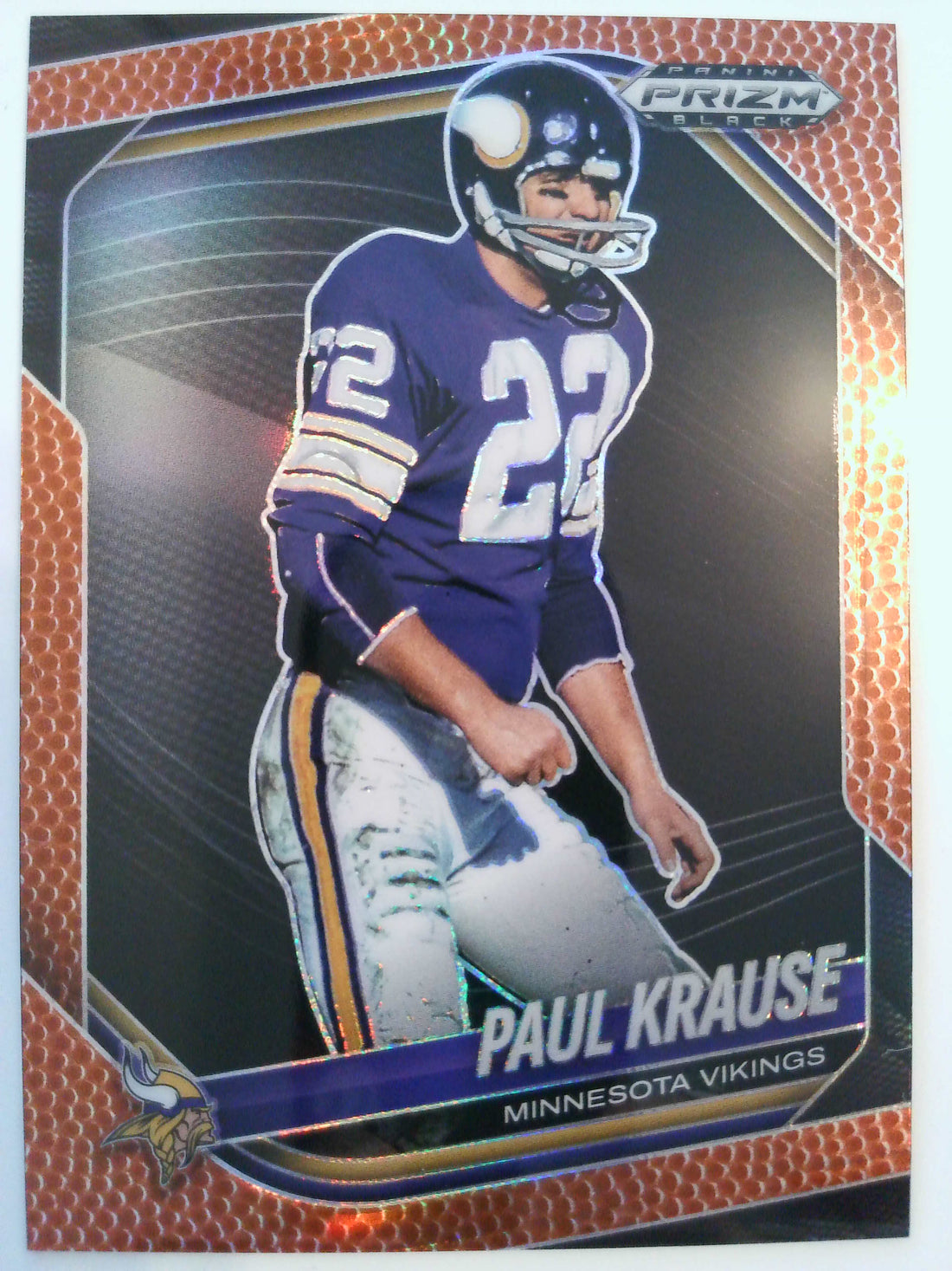 2025 Panini Prizm Black Prizm Football 013/225 Paul Krause #88