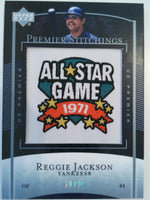 2007 Upper Deck Premier Stitchings 03/35 Reggie Jackson #PS-20