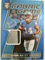 2025 Panini Totally Certified Fabric of the Game 57/75 Amon-Ra St. Brown #FG-AMR