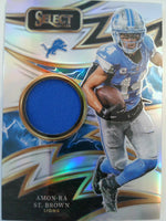 2024 Panini Select Sparks Silver 096/149 Amon-Ra St. Brown #S-ASB