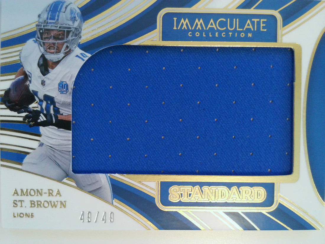 2024 Panini Immaculate Collection Standard 49/49 Amon-Ra St. Brown #SJ-ASB