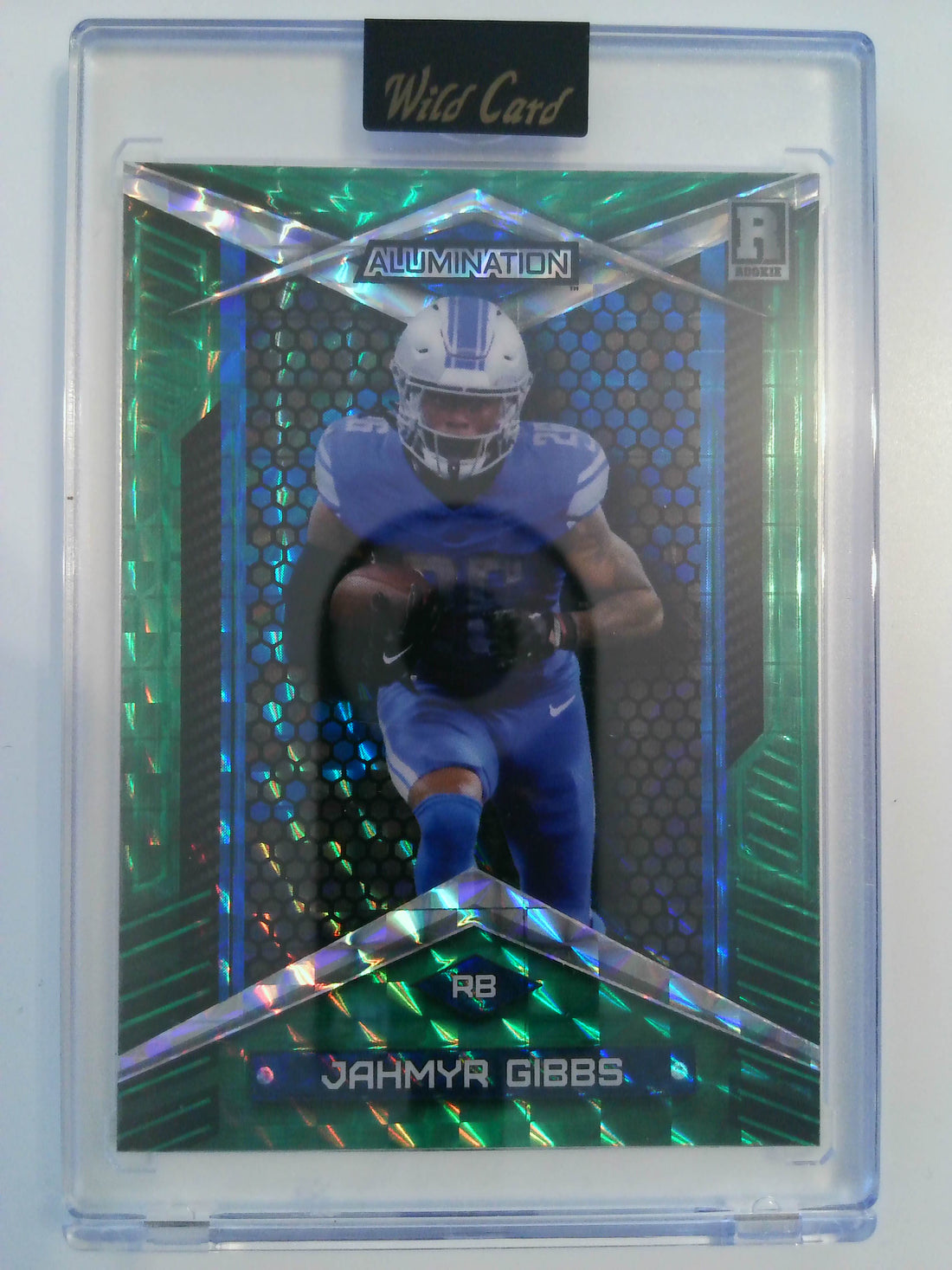 2023 Wild Card Alumination Green 15/15 Jahmyr Gibbs #BC-JG