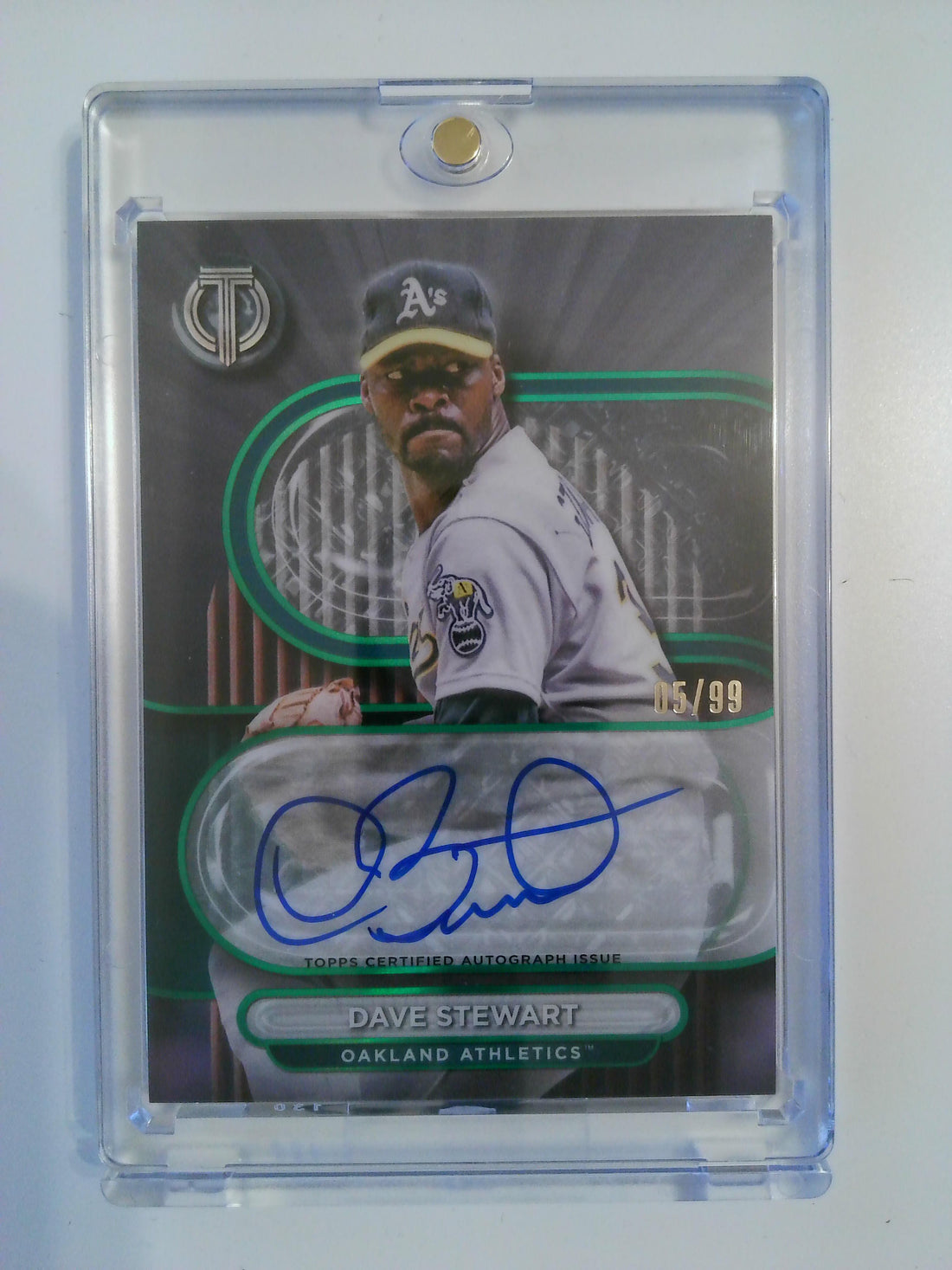 2024 Topps Tribute Autographs 05/99 Dave Stewart #TA-DSTE