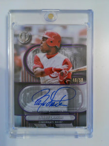 2024 Topps Tribute Autographs 46/50 Barry Larkin #TA-BL