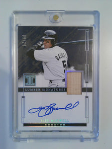2024 Panini Impeccable Baseball Lumber Signatures Holo SIlver 09/25 Jeff Bagwell #ILS-JB