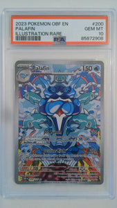 2023 Pokemon OBF EN Illustration Rare Palafin #200 PSA 10