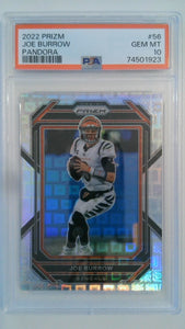 2022 Prizm Pandora 122/400 Joe Burrow #56 PSA 10