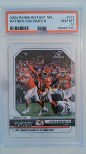 2024 Panini Instant NFL 1/653 Patrick Mahomes II #267 PSA 10