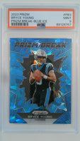 2023 Prizm Break-Blue Ice 49/99 Bryce Young #PB3 PSA 9