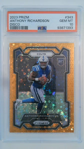 2023 Prizm Disco Anthony Richardson #343 PSA 10