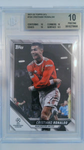 2021-22 Topps UCL Cristiano Ronaldo #100 BGS 10 Pristine