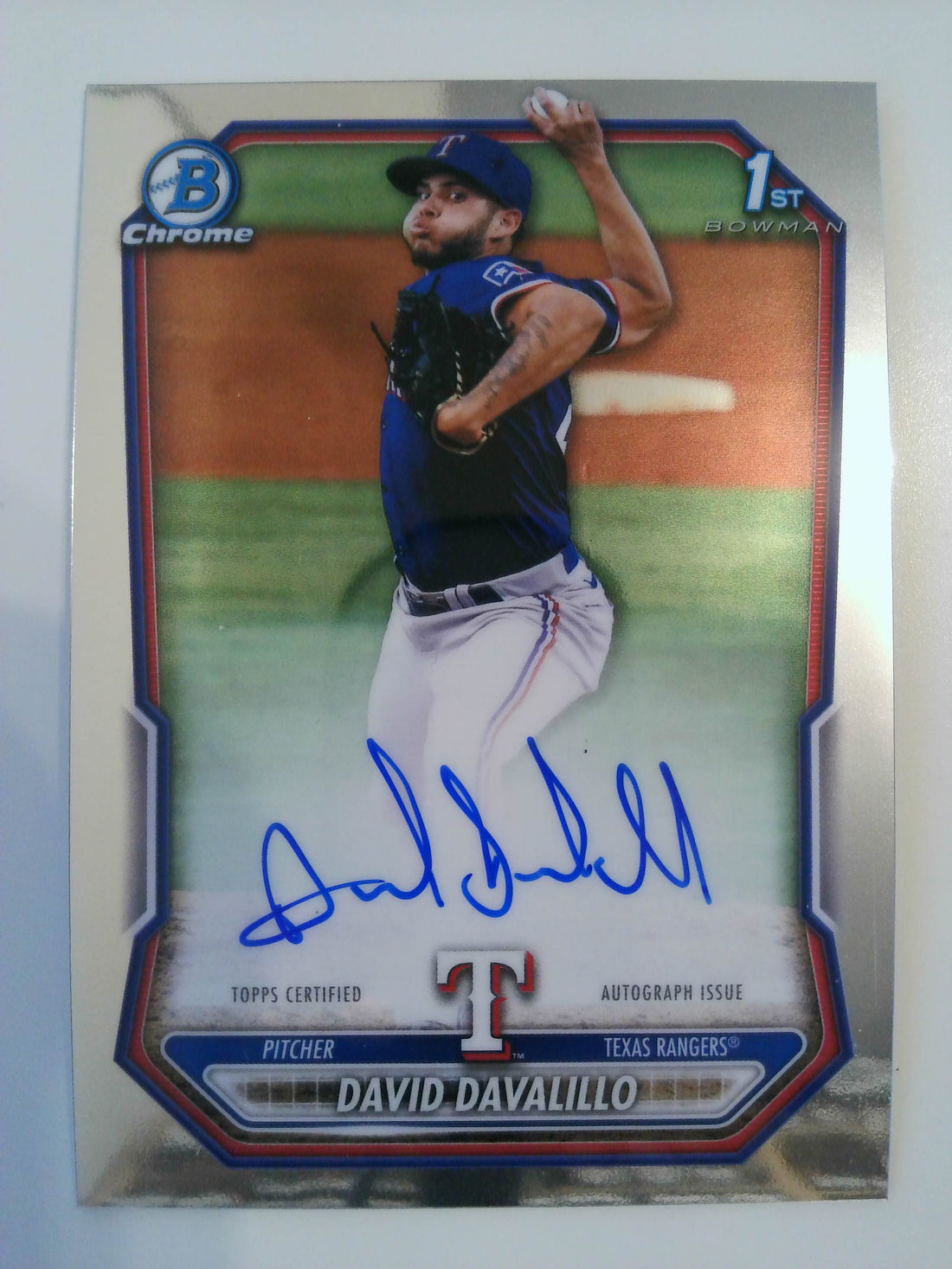 2026 Bowman Chrome Prospects Autographs David Davalillo #CPA-DDA