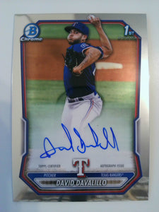 2026 Bowman Chrome Prospects Autographs David Davalillo #CPA-DDA