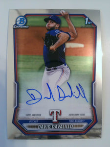 2026 Bowman Chrome Prospects Autographs David Davalillo #CPA-DDA