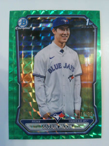 2026 Bowman Chrome Prospects Green Geometric 19/99 Seojun Moon #BCP-127