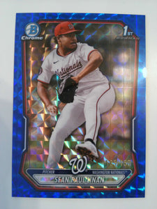 2026 Bowman Chrome Prospects Blue Geometric 135/150 Sean Paul Linan #BCP-26
