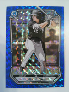 2026 Bowman Chrome Prospects Blue Geometric 042/150 Colby Shelton #BCP-144